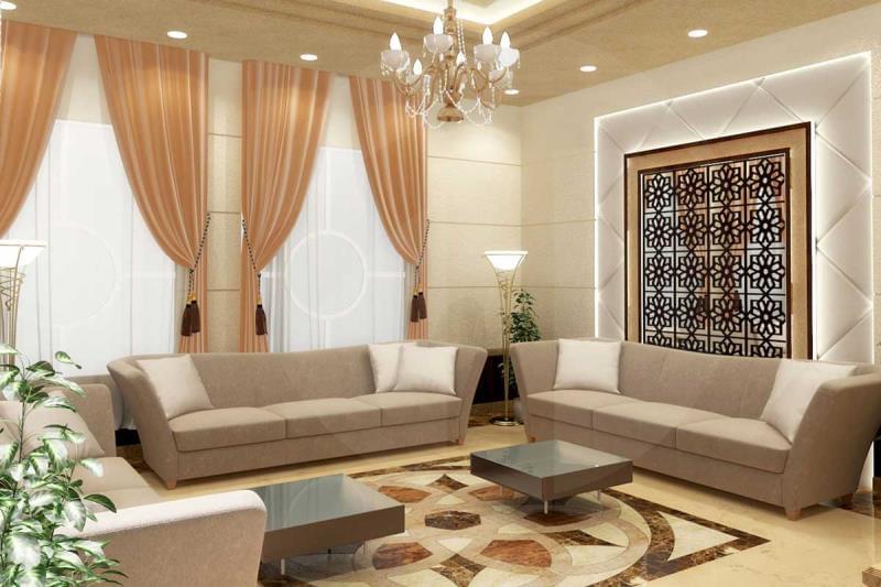 arabic curtains for living room